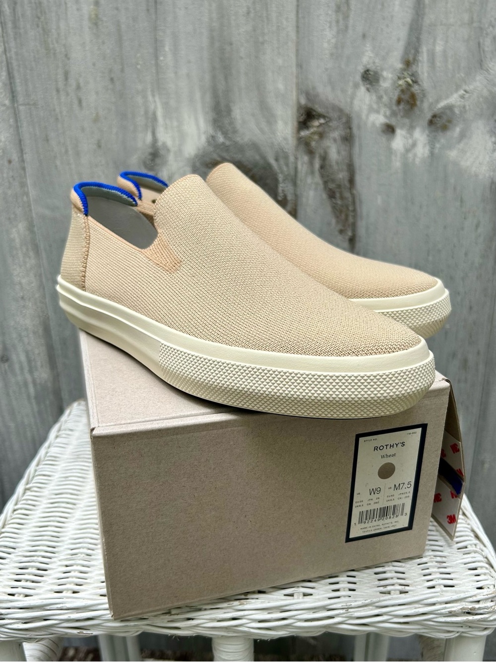 Rothy's The City Slip-On Sneaker - Wheat (Women’s 9)